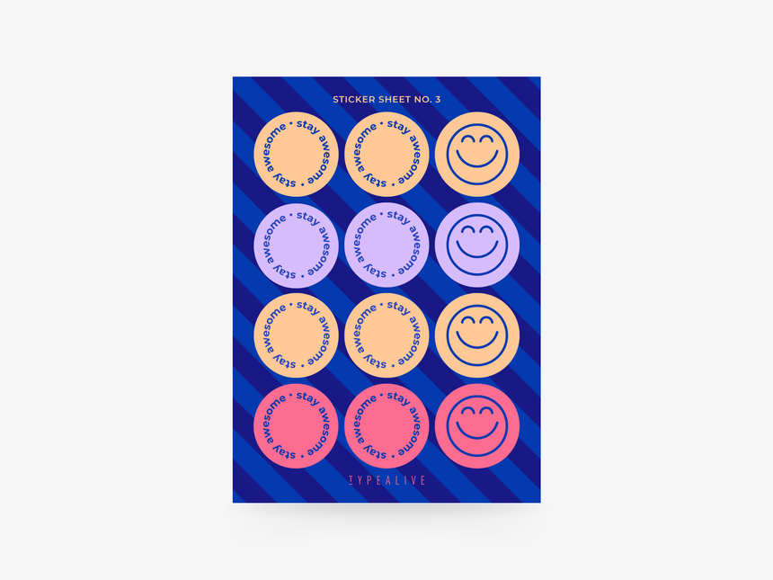 Sticker sheet No. 3