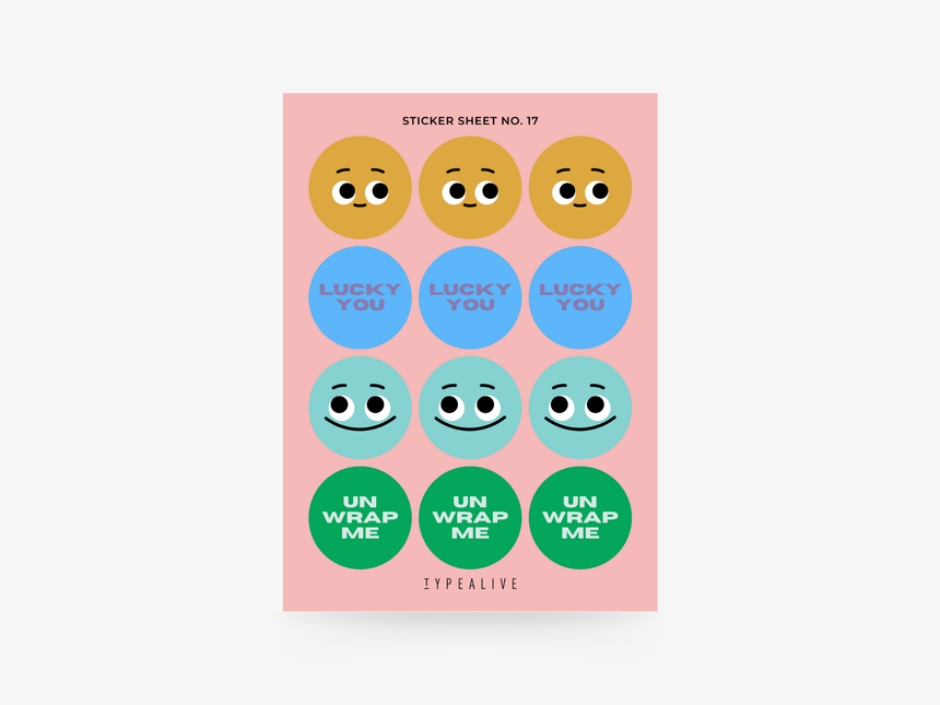 Sticker sheet No. 17
