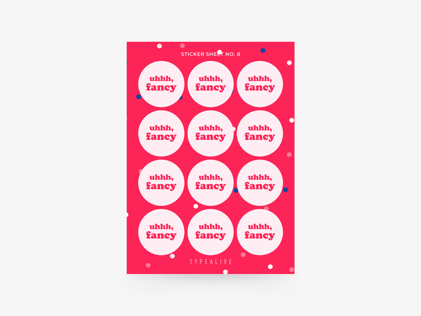 Sticker sheet No. 8