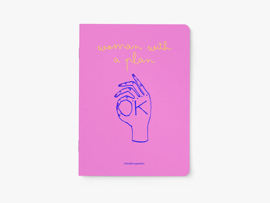 Notizheft / Woman With A Plan