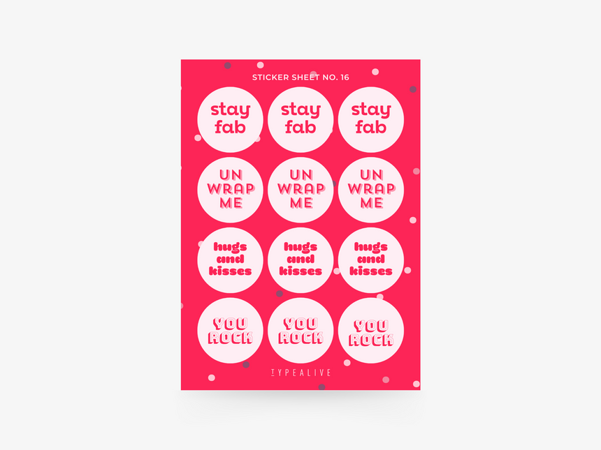 Sticker sheet No. 15