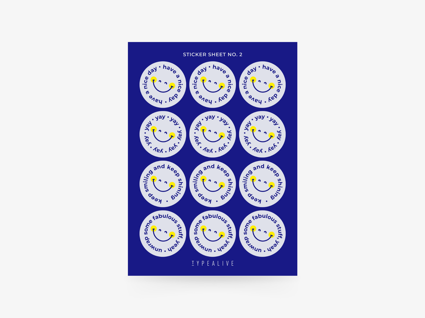 Sticker sheet No. 2