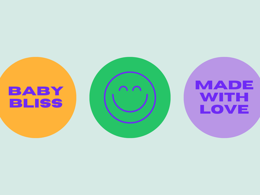 Sticker sheet No. 19 "for birth"