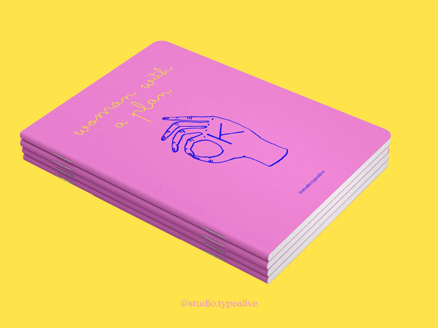 Notizheft / Woman With A Plan