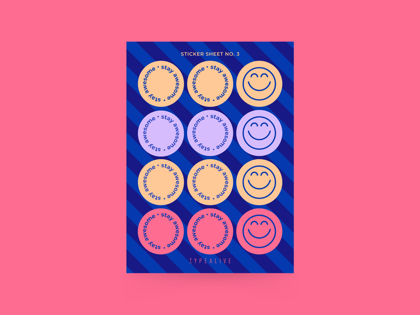 Sticker sheet No. 3