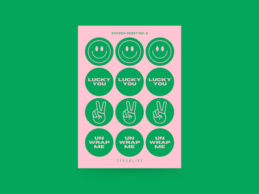 Sticker sheet No. 9