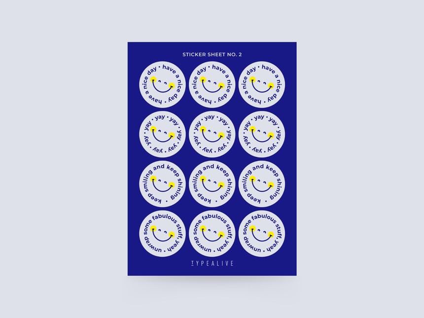 Sticker sheet No. 2