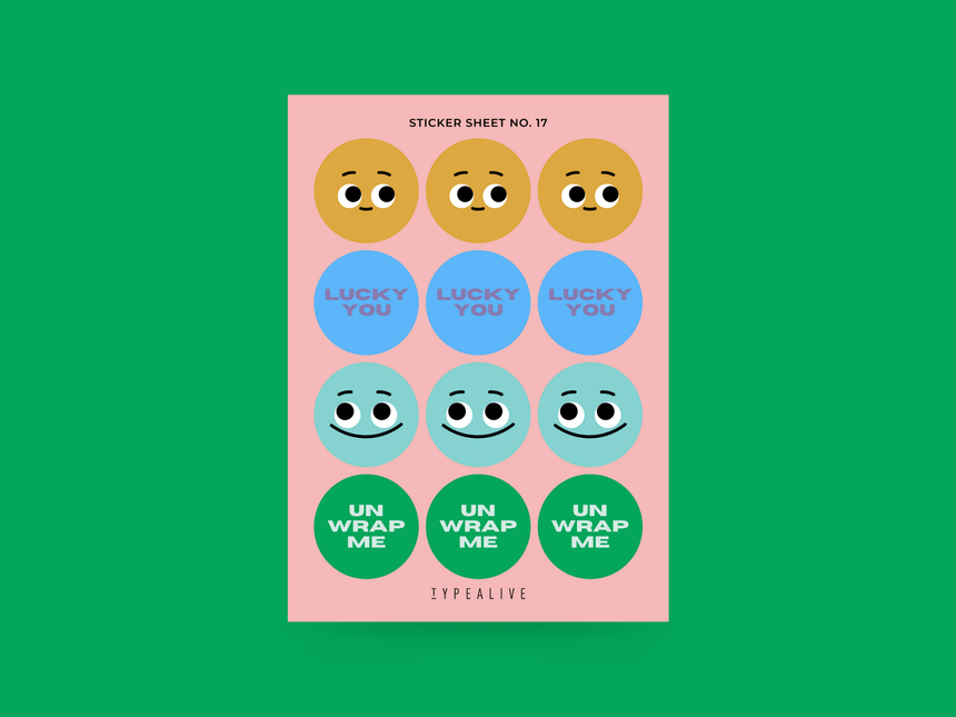 Sticker sheet No. 17