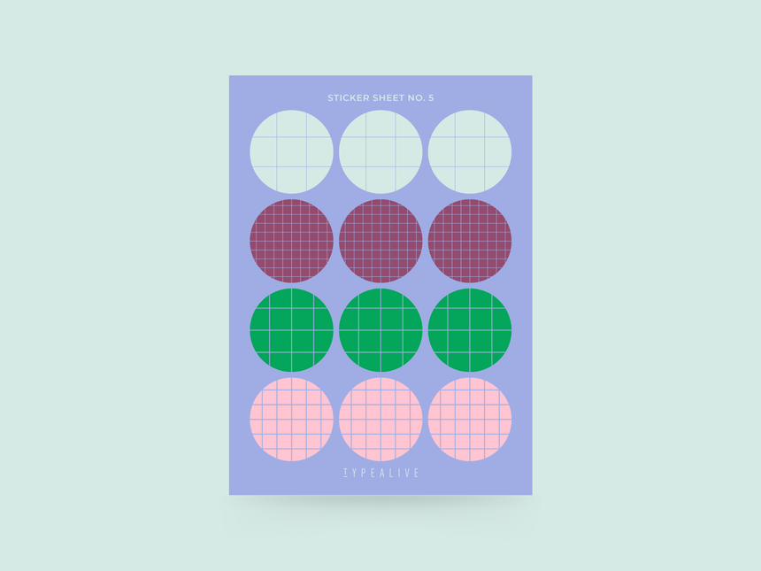Sticker sheet No. 5