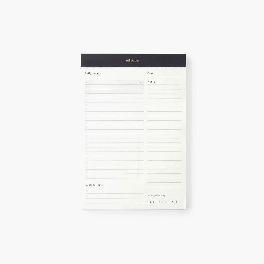 mål paper - Planner "Daily Tasks"
