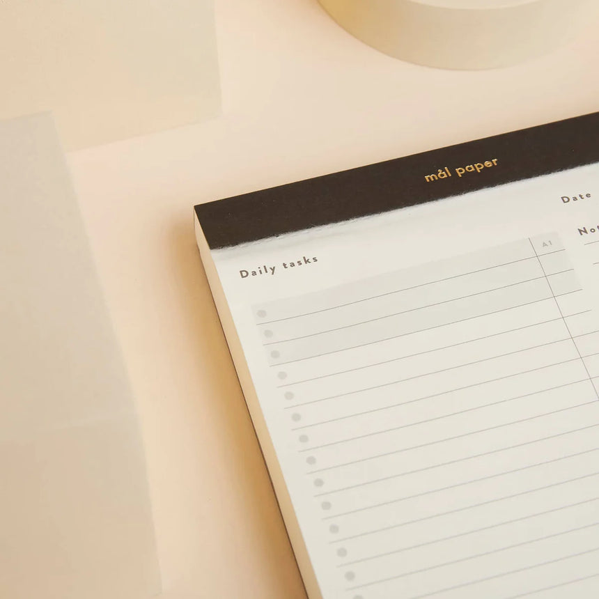 mål paper - Planner "Daily Tasks"
