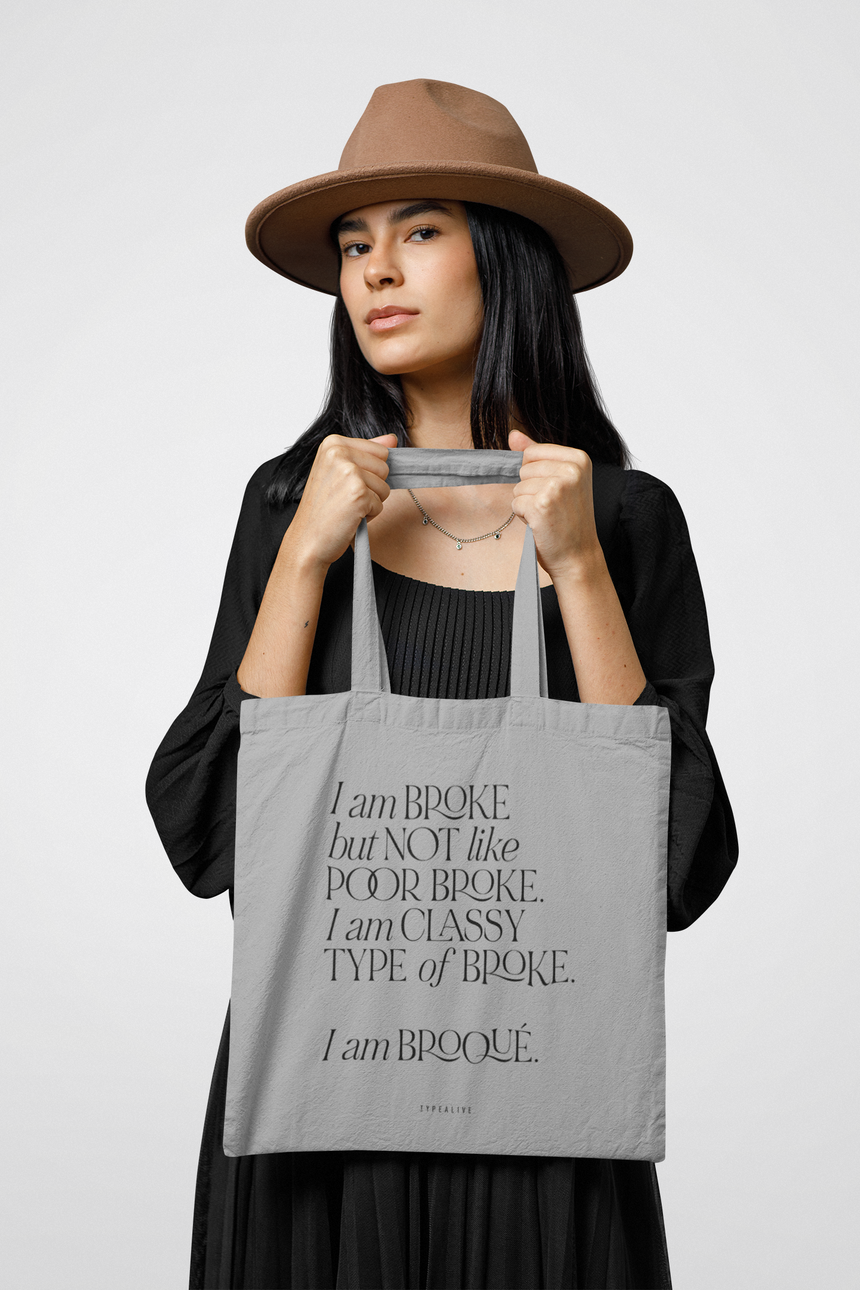 Cotton bag / broqué