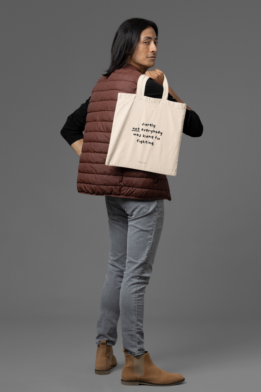 Baumwolltasche / Kung Fu Fighting