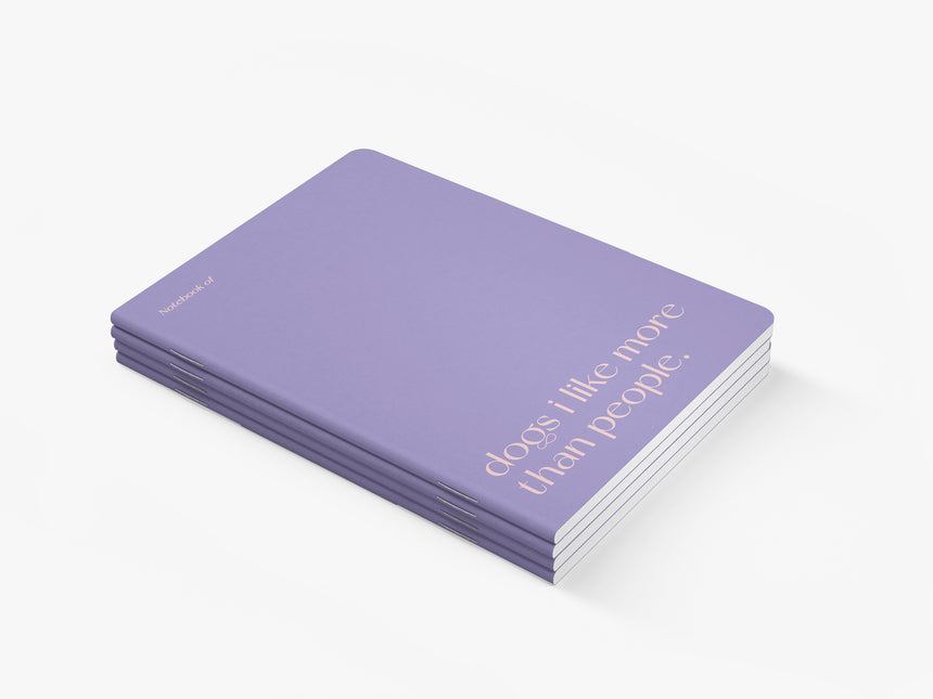 Notebook / Dogs I Like More