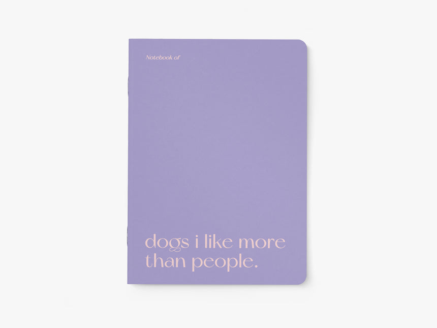 Notebook / Dogs I Like More