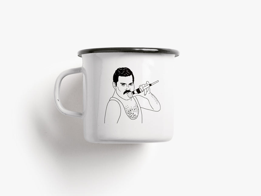 Tasse aus Emaille / Rock You