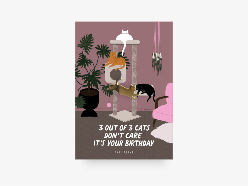 Pin / 3 Cats Birthday