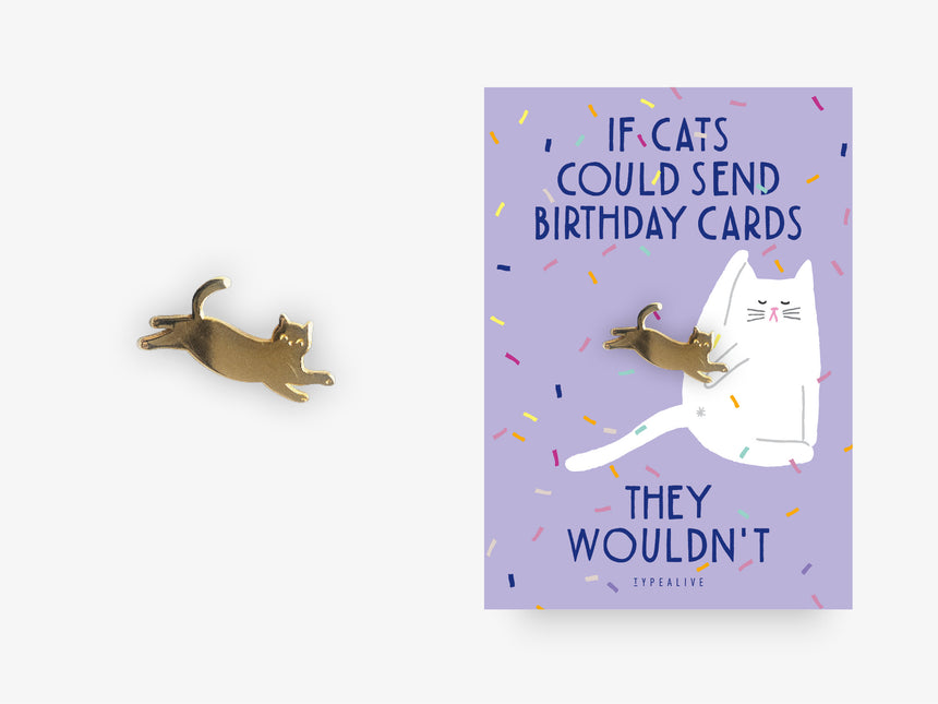 Pin / Birthday Cat No. 1