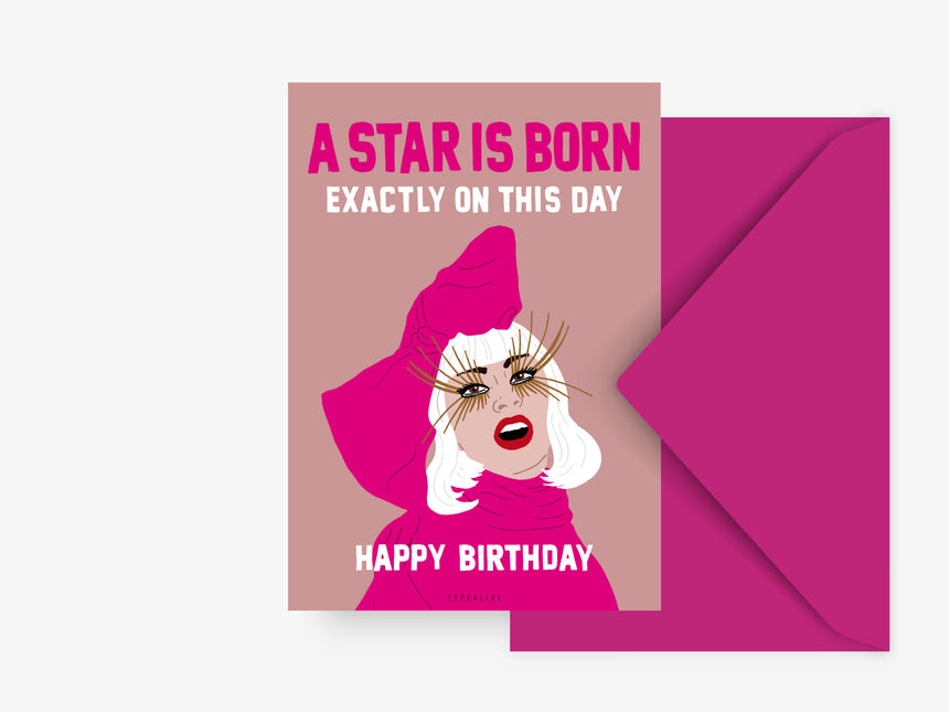 Postkarte / A Star Is Born