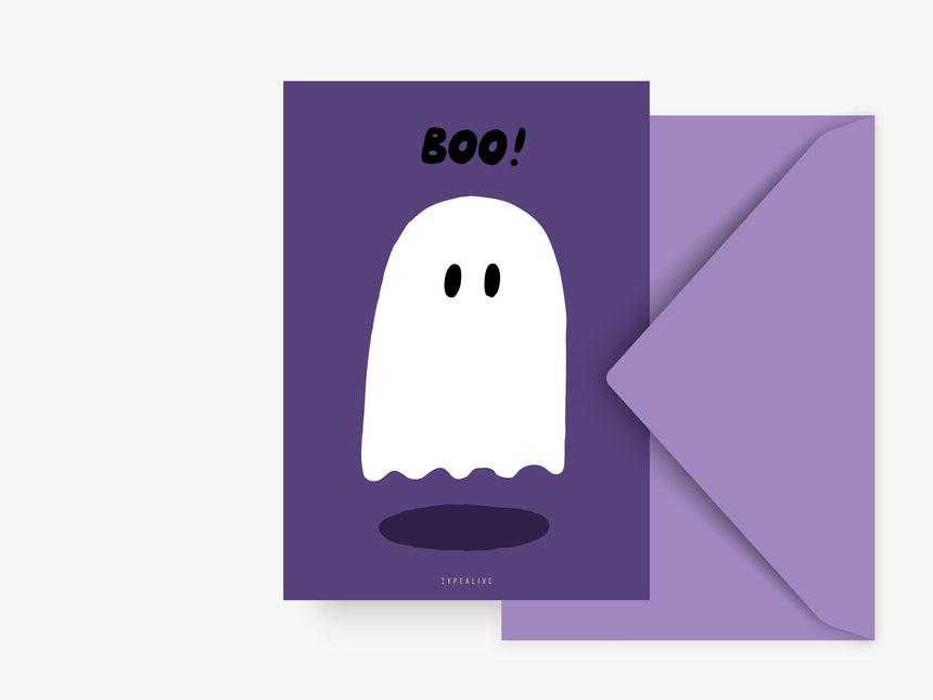 Postkarte / Boo