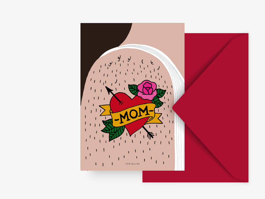 Postkarte / Mom