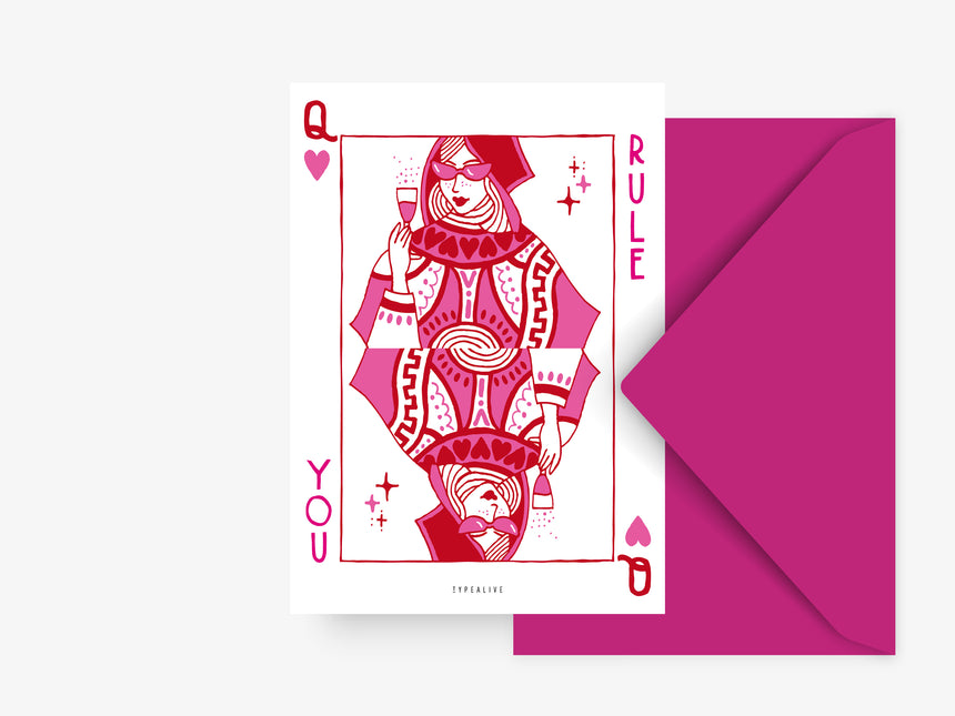 Postkarte / You Rule