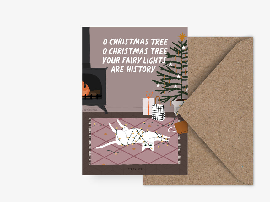 Postcard / Petisfaction "Cats" Fairy Lights