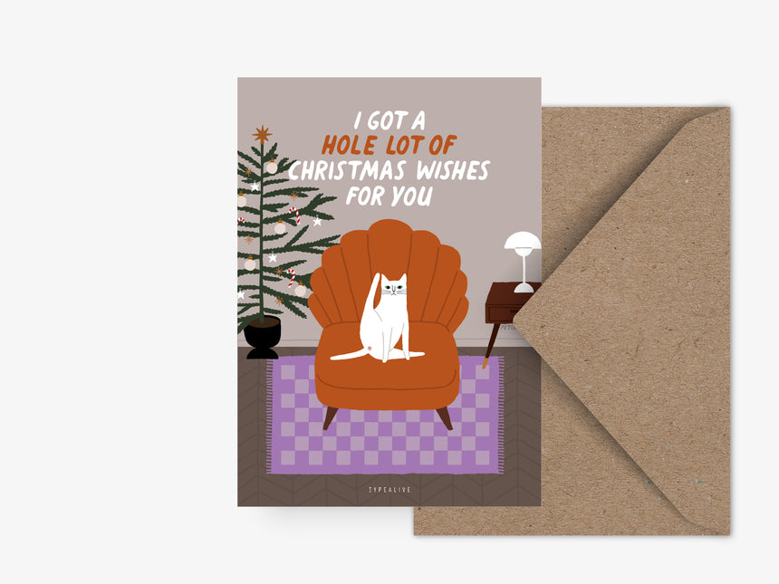 Postcard / Petisfaction "Cats" Hole Lot Of