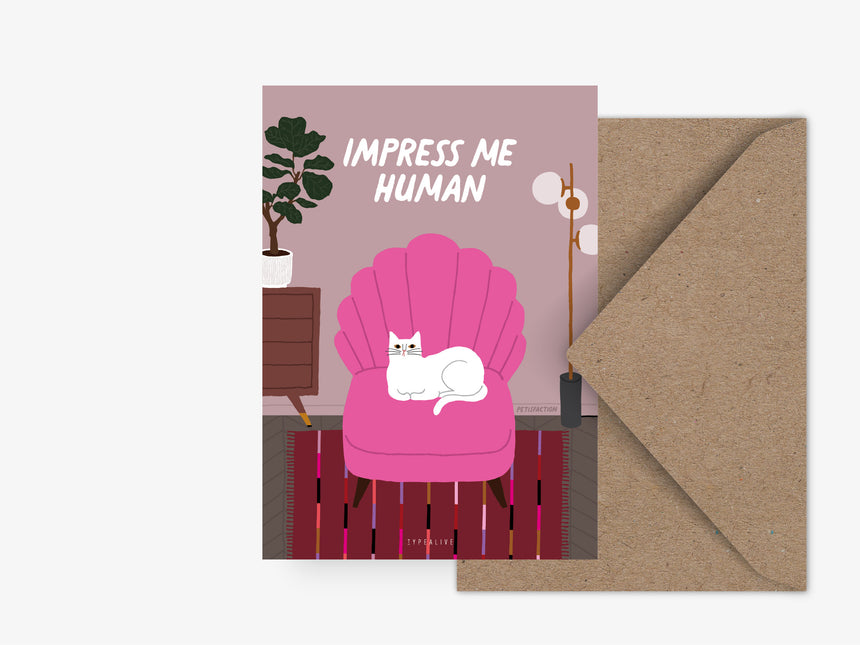 Postcard / Petisfaction "Cats" Impress Me