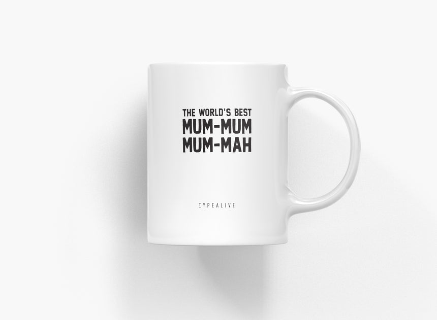 Tasse aus Keramik / World's Best Mum-Mum-Mum