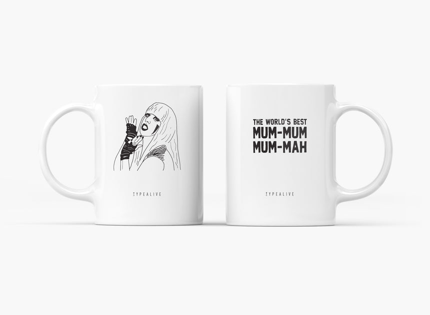 Tasse aus Keramik / World's Best Mum-Mum-Mum
