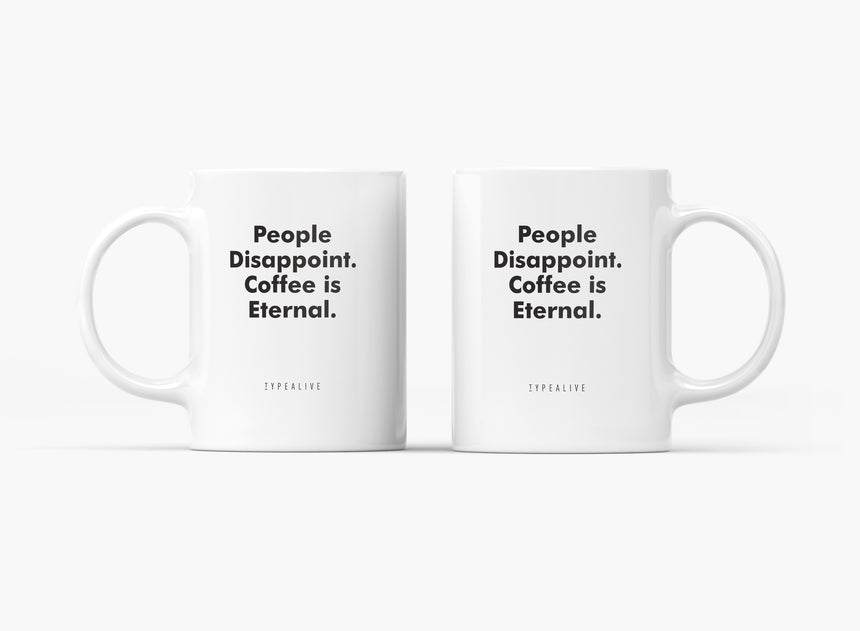 Tasse aus Keramik / Eternal