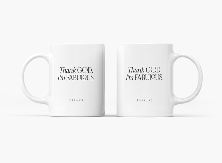 Ceramic Mug / Fabulous