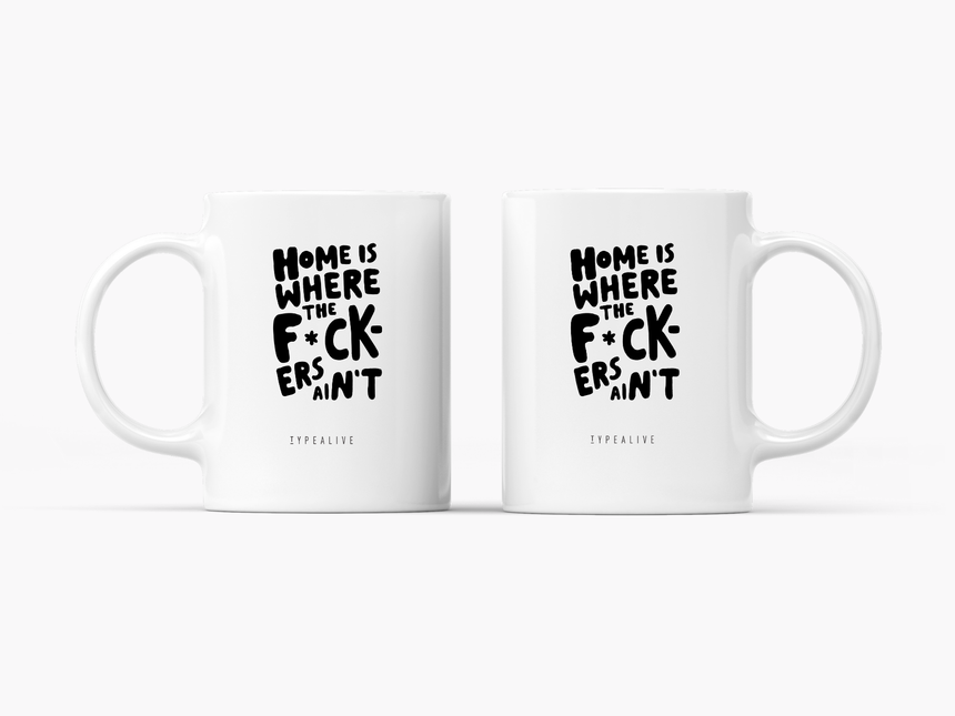 Tasse aus Keramik / Home Is Where