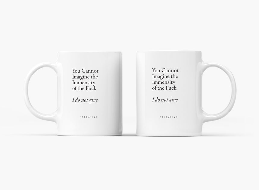 Ceramic mug / Imagine