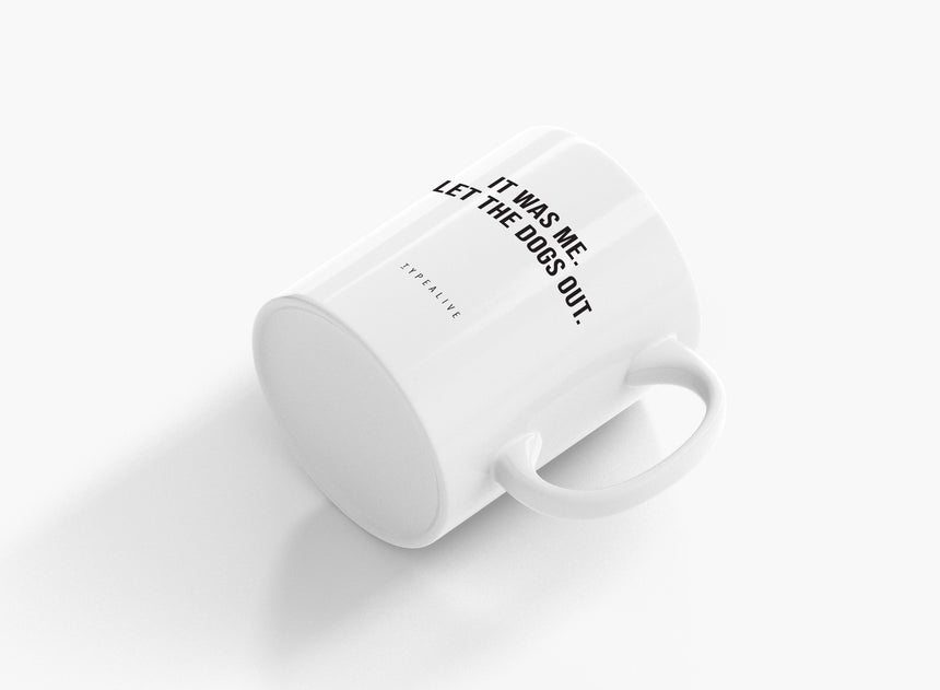 Ceramic mug / It Was Me