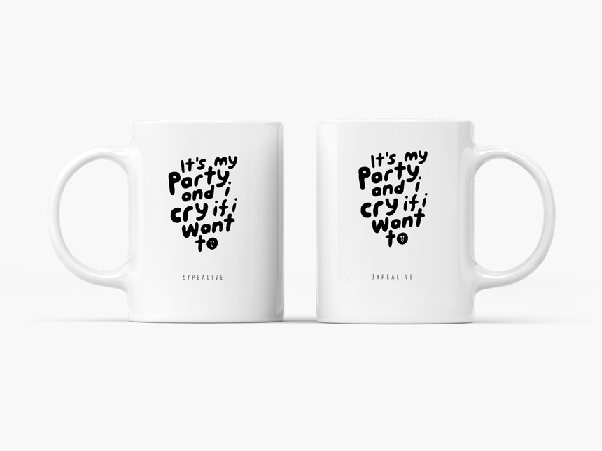 Tasse aus Keramik / It's My Party