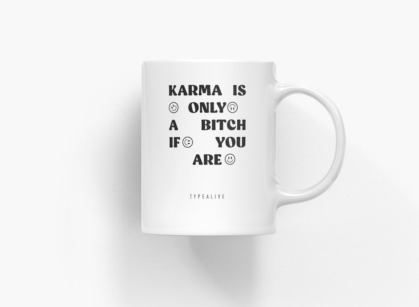 Tasse aus Keramik / Karma