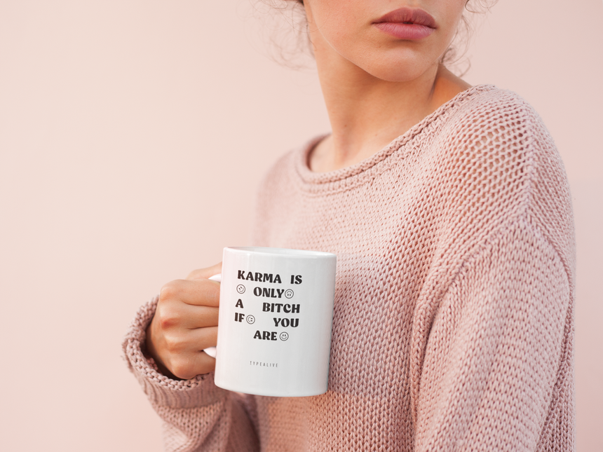 Tasse aus Keramik / Karma