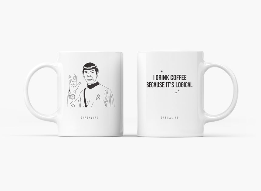 Tasse aus Keramik / Logical