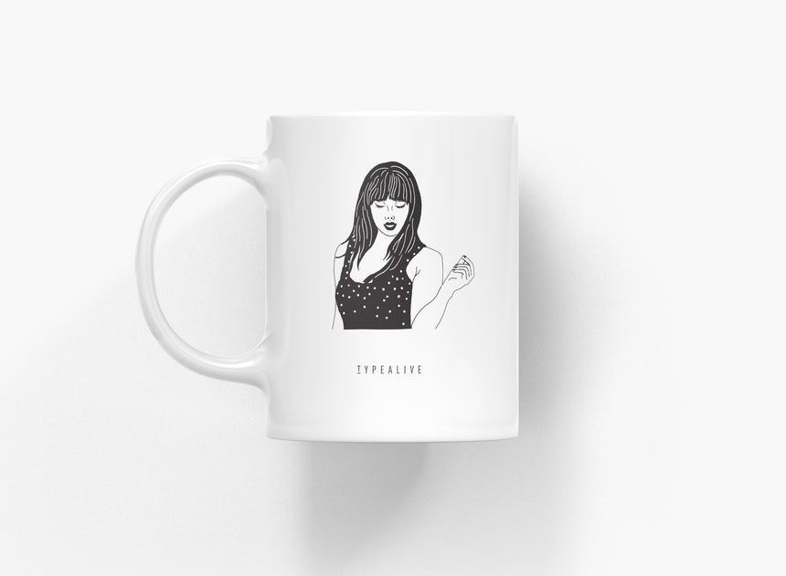 Tasse aus Keramik / Look