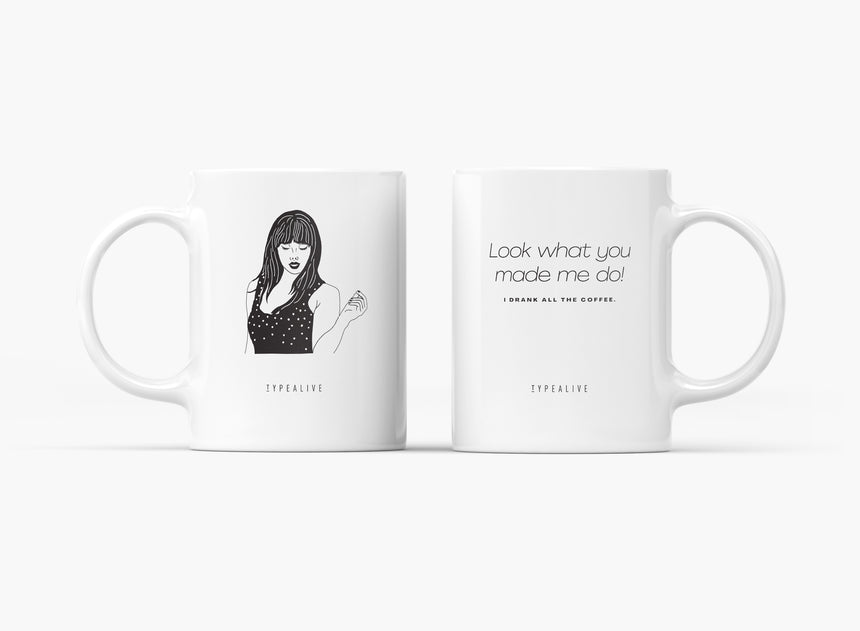 Tasse aus Keramik / Look