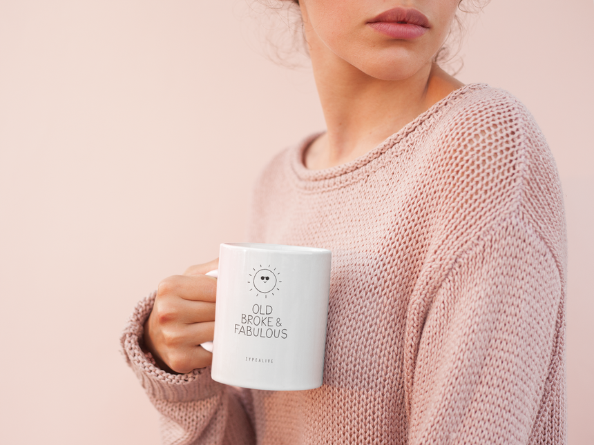 Tasse aus Keramik / Old, Broke &
