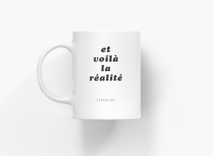 Tasse aus Keramik / Réalité