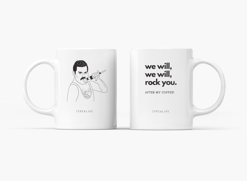 Tasse aus Keramik / Rock You