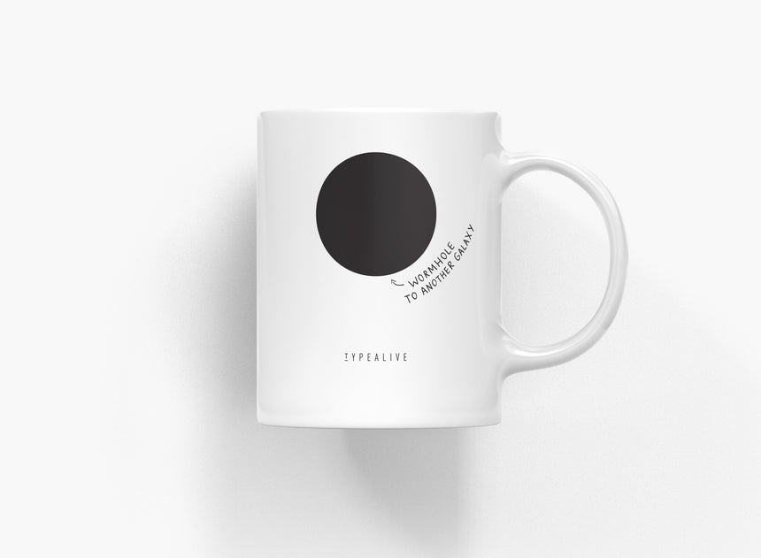 Tasse aus Keramik / Wormhole