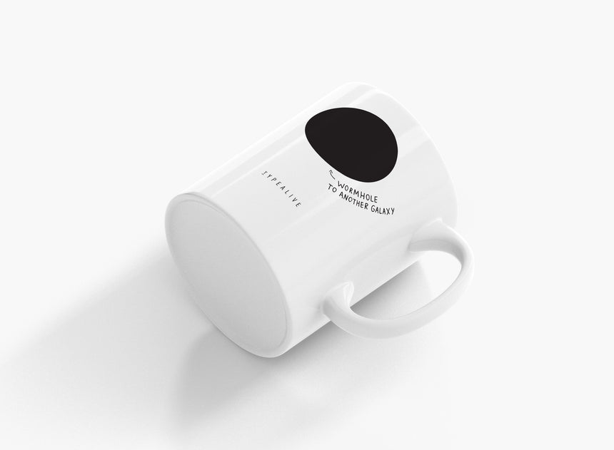 Tasse aus Keramik / Wormhole