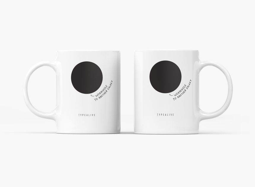 Tasse aus Keramik / Wormhole