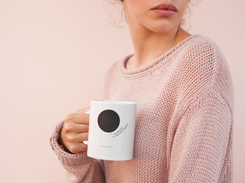 Tasse aus Keramik / Wormhole