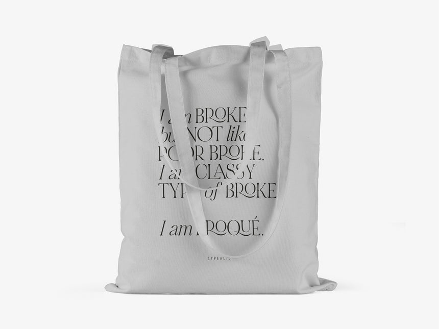 Cotton bag / broqué